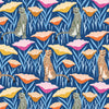 Cheetah Wallpaper in Blue X Juliana Tipton