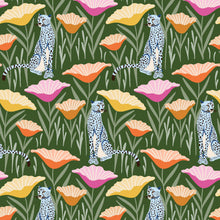  Cheetah Wallpaper in Green X Juliana Tipton