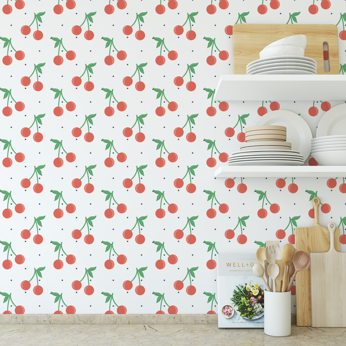 Cherries and Polka Dots