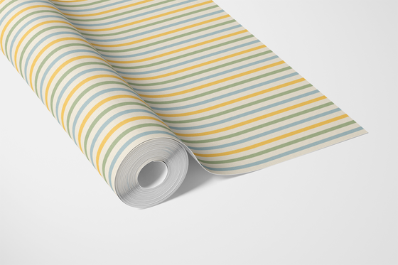 Candy Stripe - Blue & Yellow