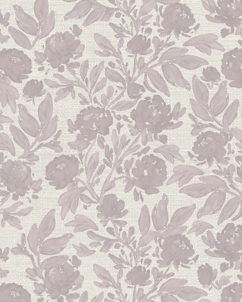 Taupe pink neutral wallpaper with handpainted climbing roses in a cozy nursery with soft, soothing decor | Neutral Wallpaper Ideas for Every Room in Your Home by Funky Paper Co