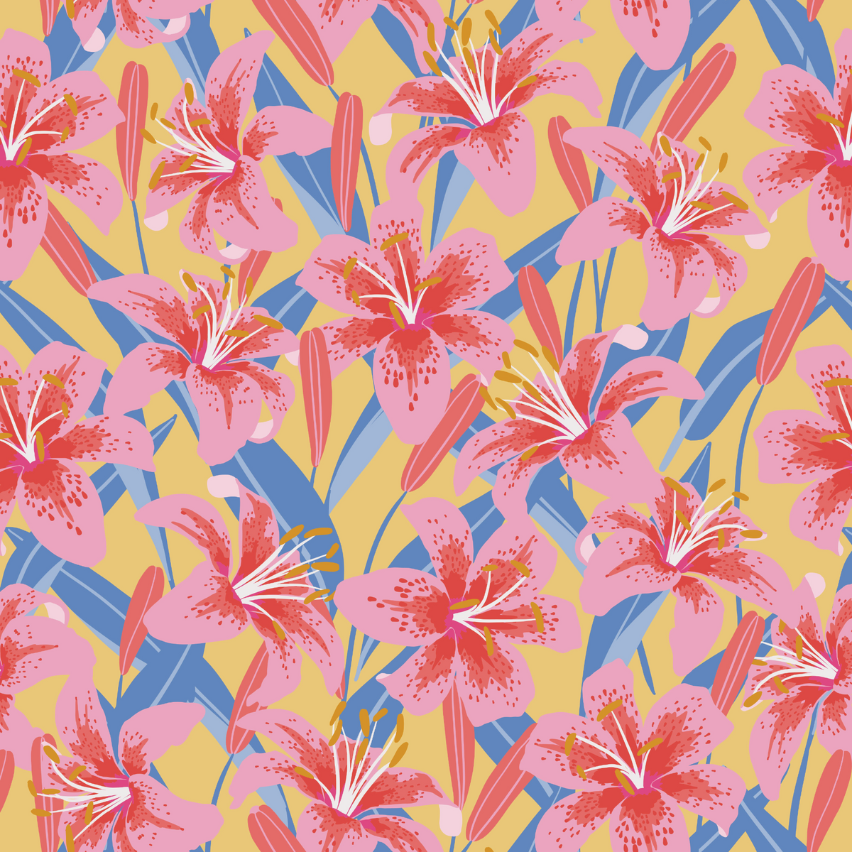 Colorful Lilies