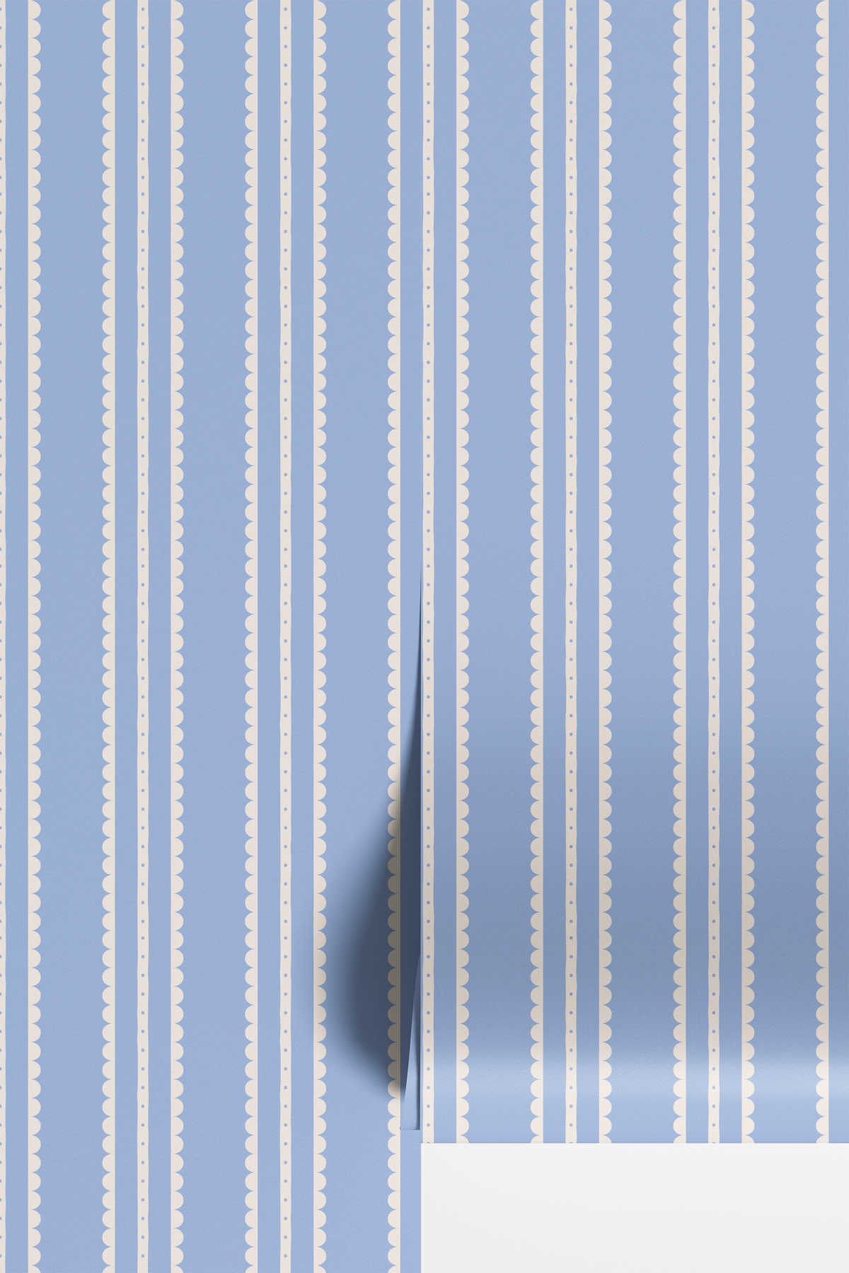 Coquette Vertical Stripes - Blue