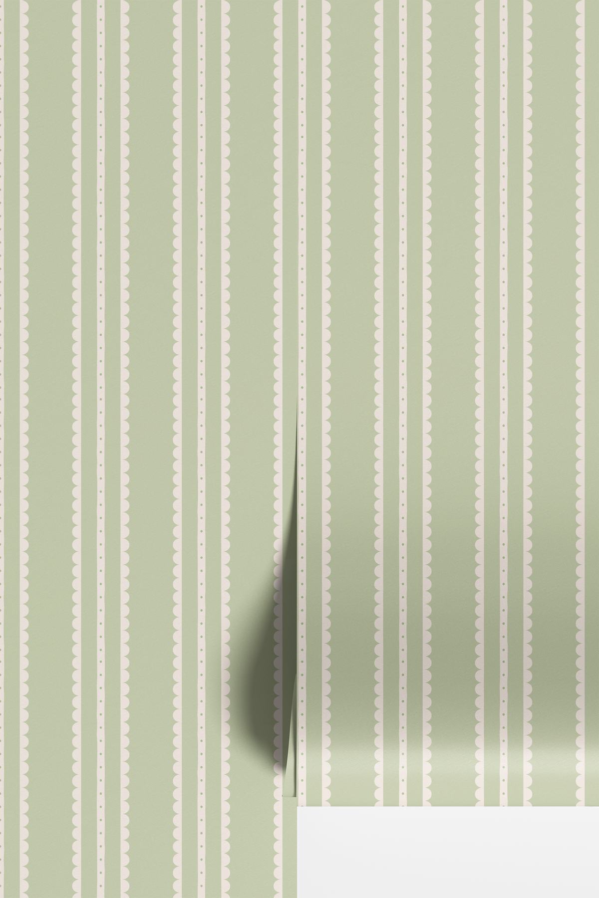 Coquette Vertical Stripes - Green