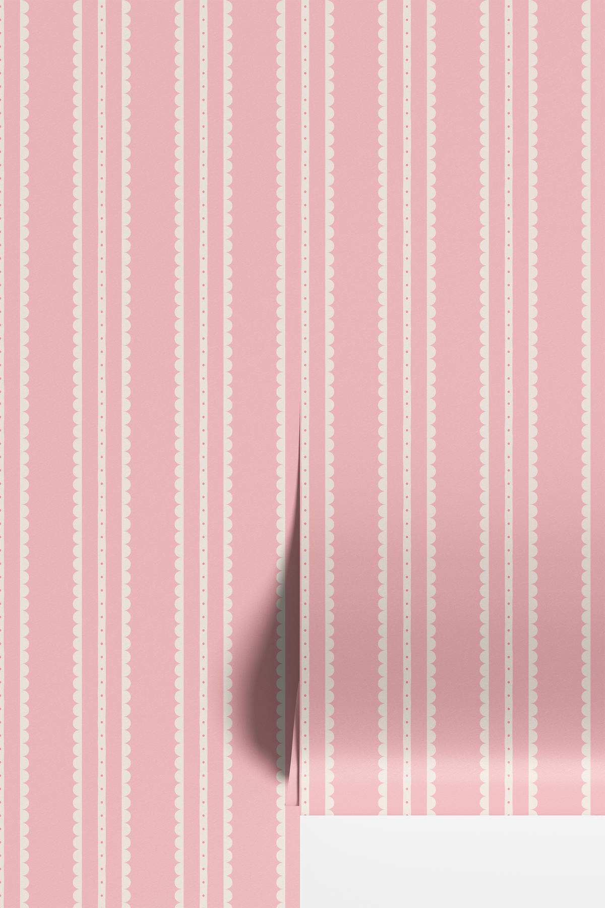 Coquette Vertical Stripes - Pink