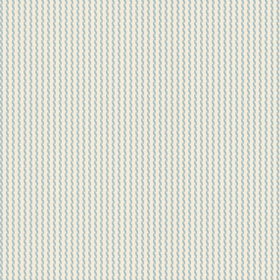Curly Carousel Stripe - Blue