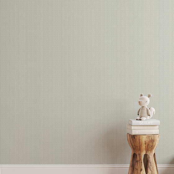 Curly Carousel Stripe - Blue