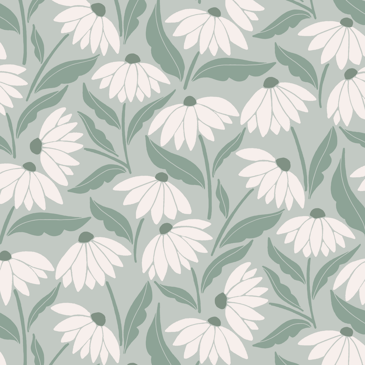 Daisy Patch - Green
