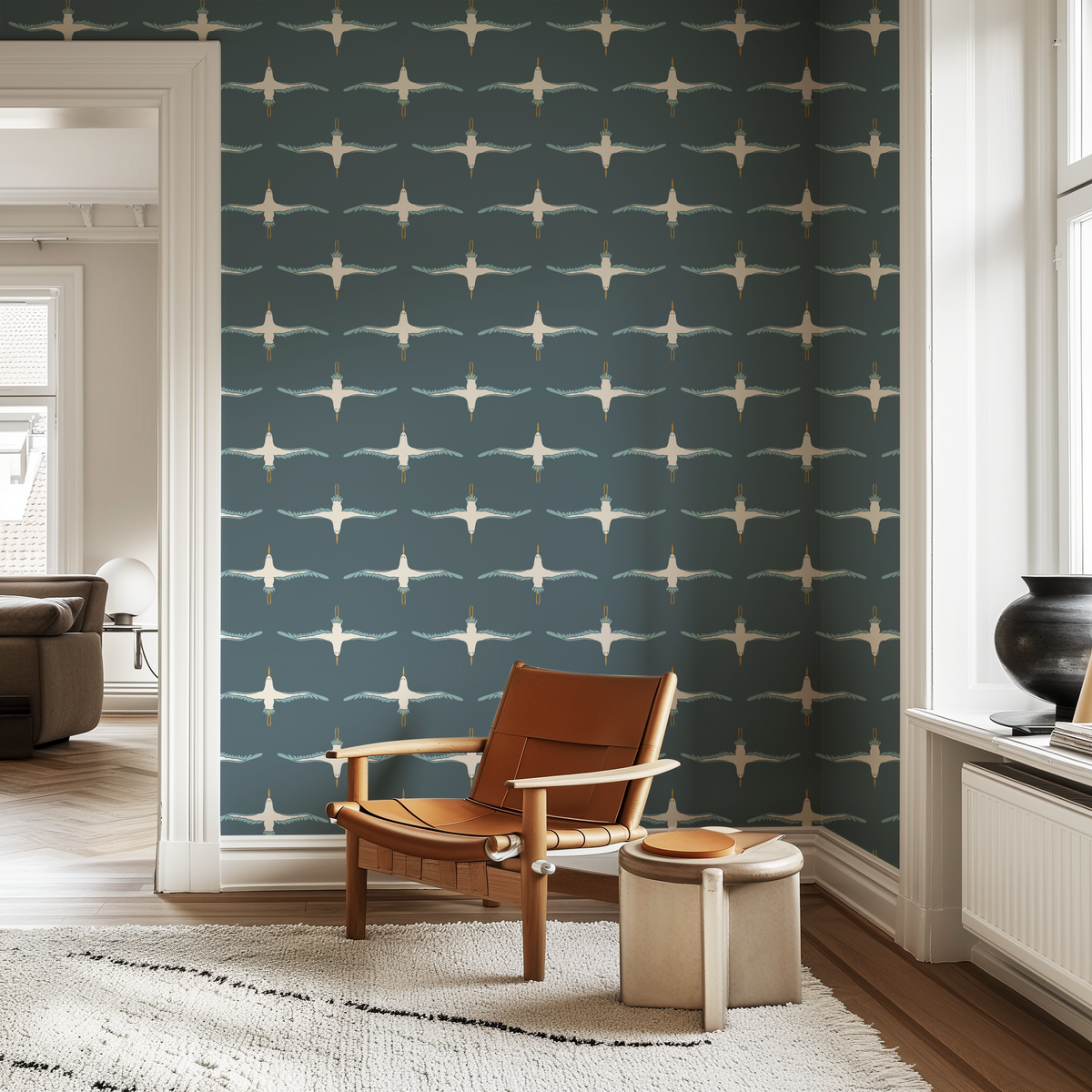 Coastal Birds - Slate Blue