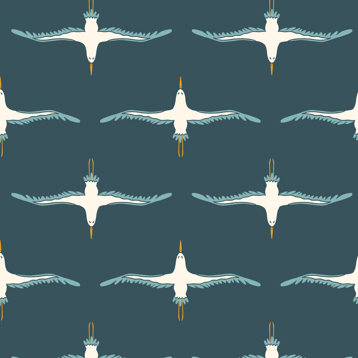 Coastal Birds - Slate Blue