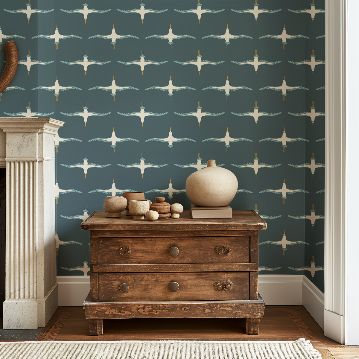 Coastal Birds - Slate Blue