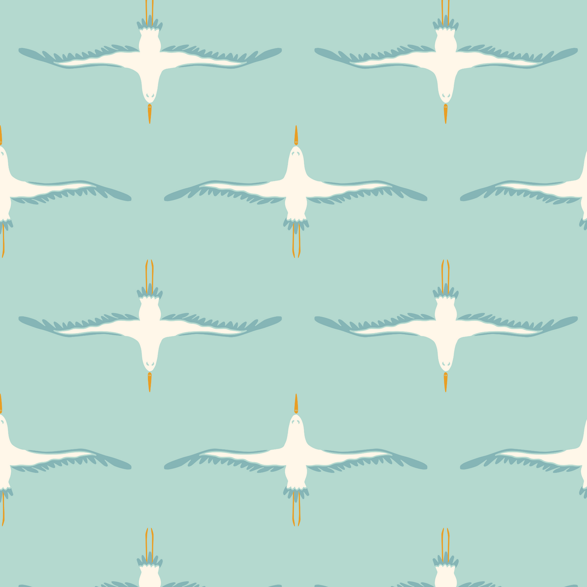 Coastal Birds - Mint