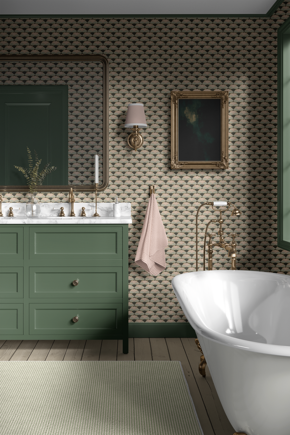 Deco Shells - Charcoal