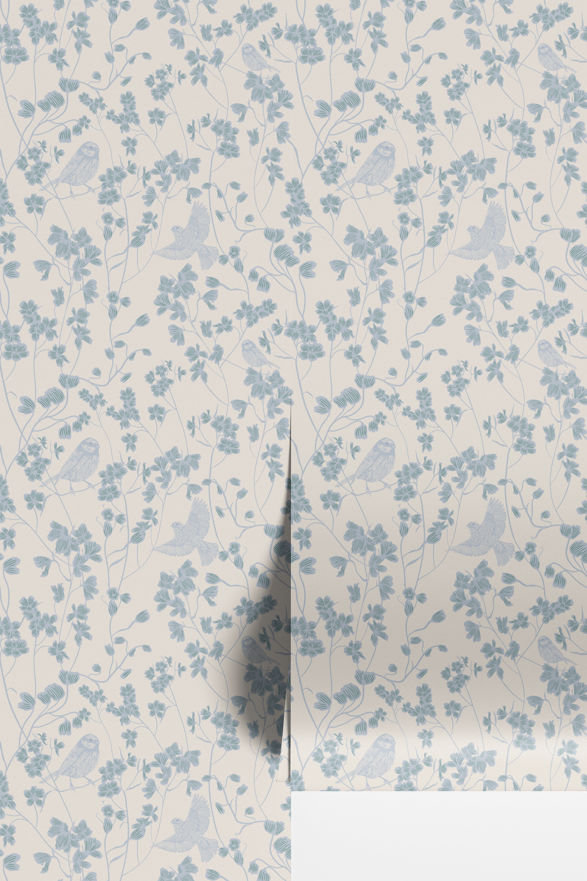 Delicate Flowers - Blue