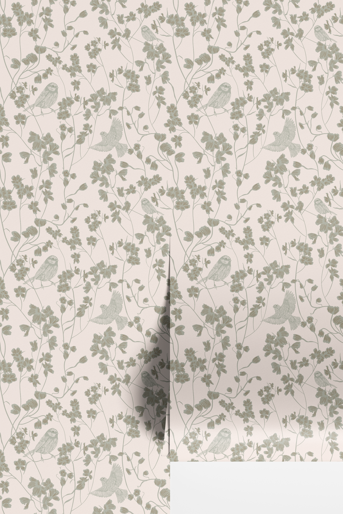 Delicate Flowers - Green