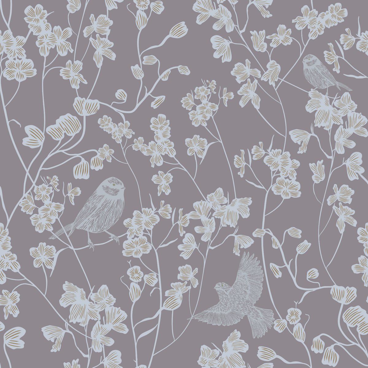 Delicate Flowers - Lavender