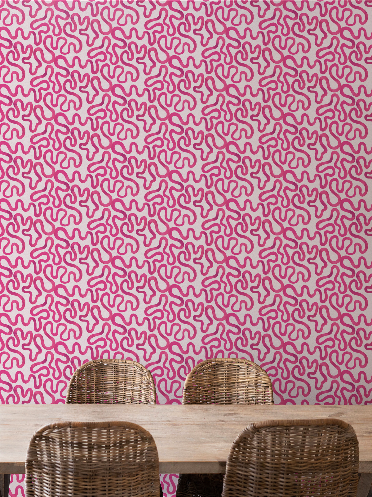 Endless Squiggles - Pink