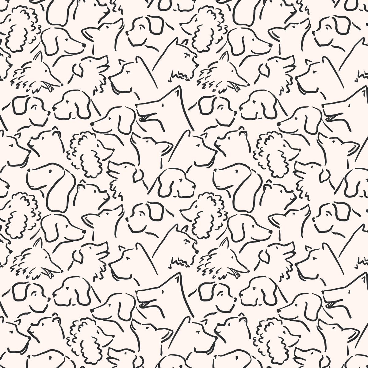 Playful Pups - Black &amp; White