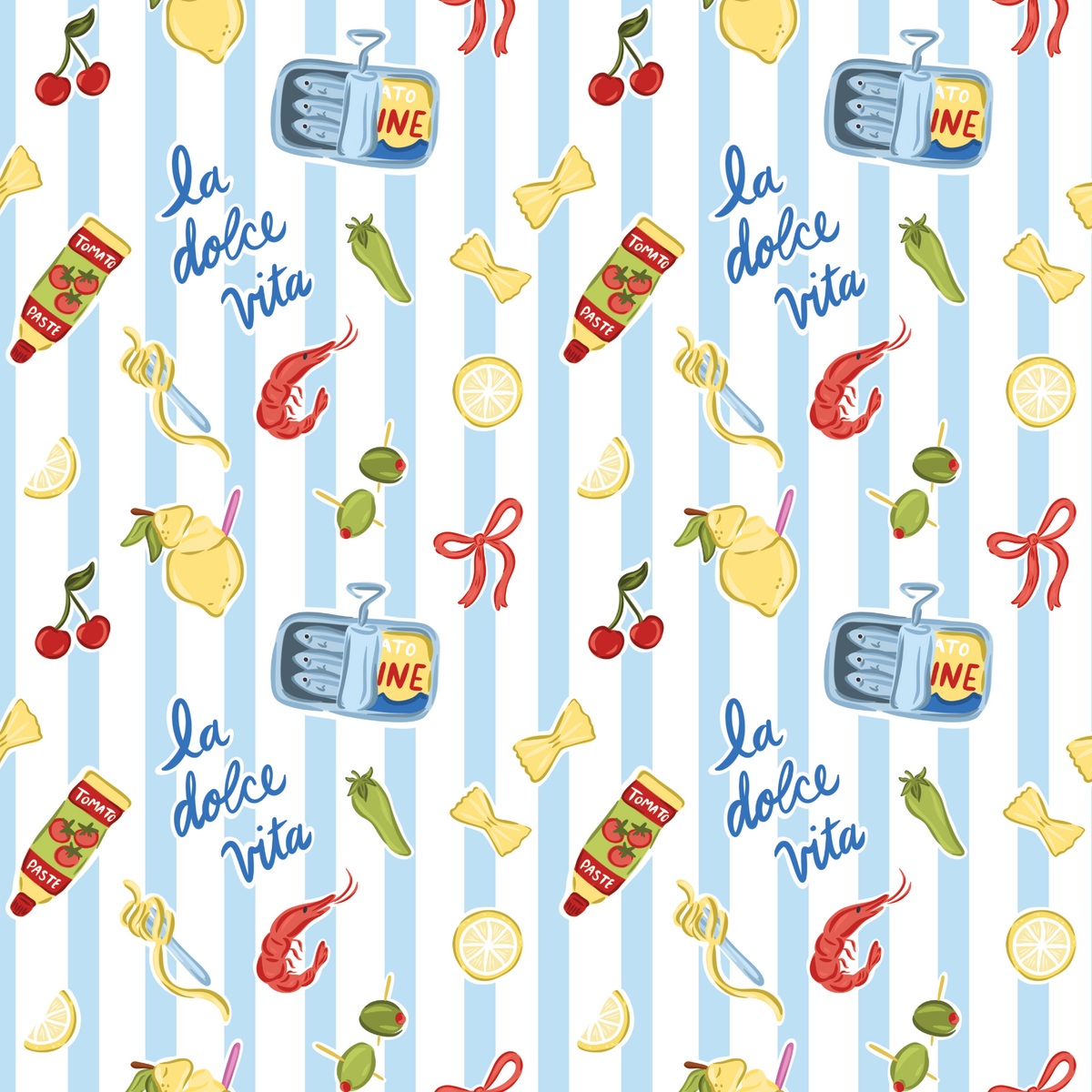 La Dolce Vita - Blue Stripe
