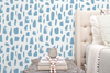 Livy Wallpaper in Powder Blue