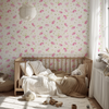 Emma Wallpaper in Pink X Quirky Paisley Designs