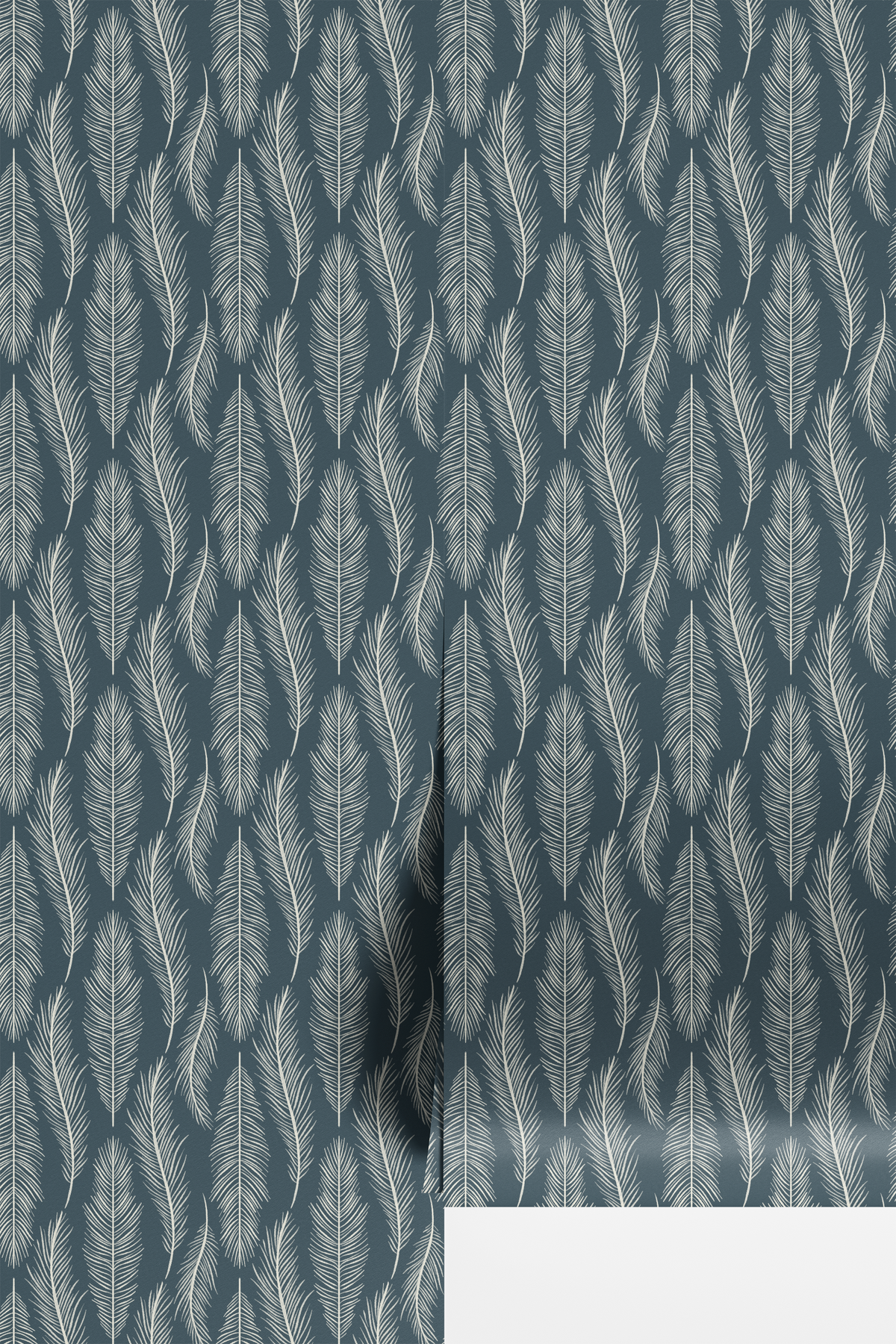 Feather Wisps - Slate Blue