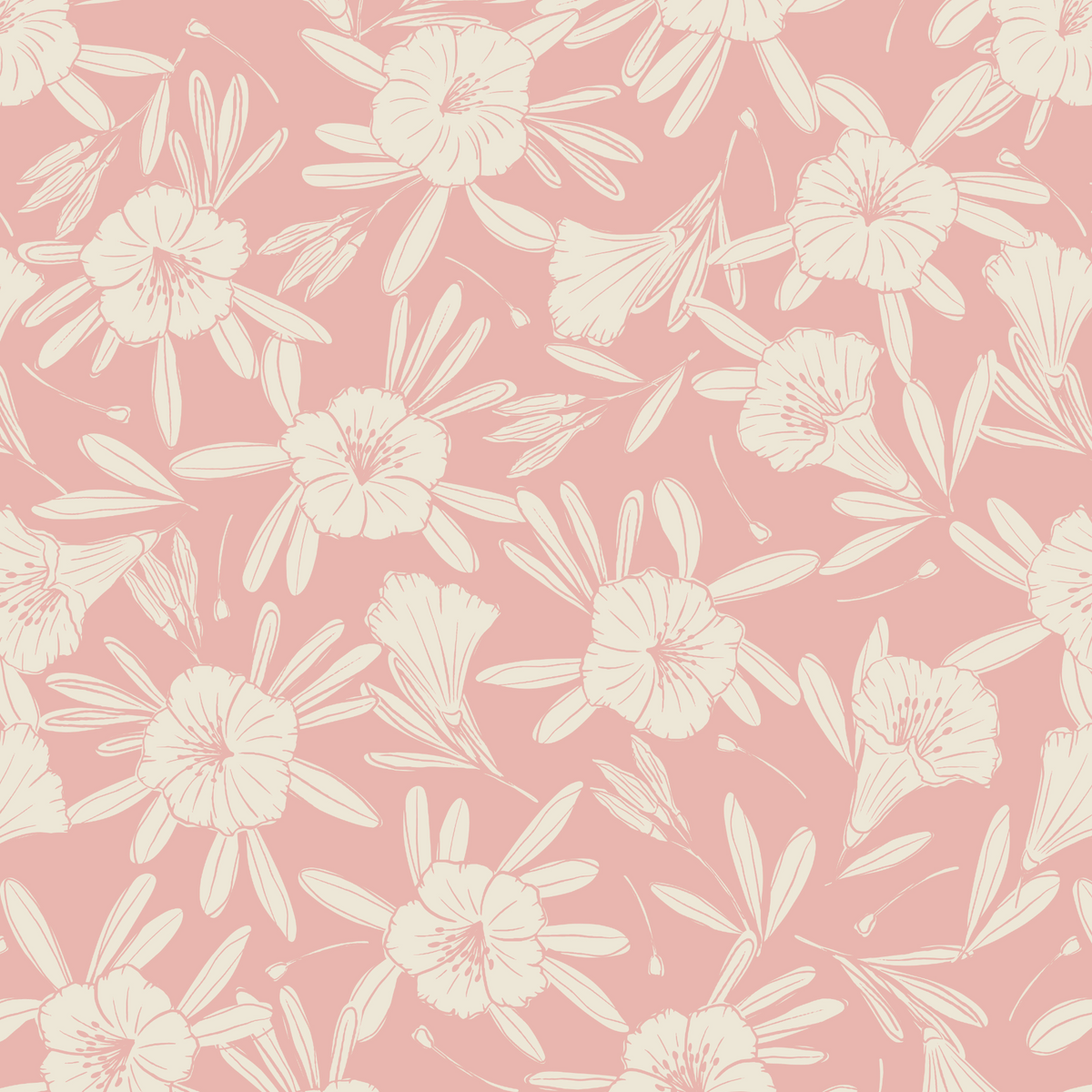Azaleas in Bloom - Pink