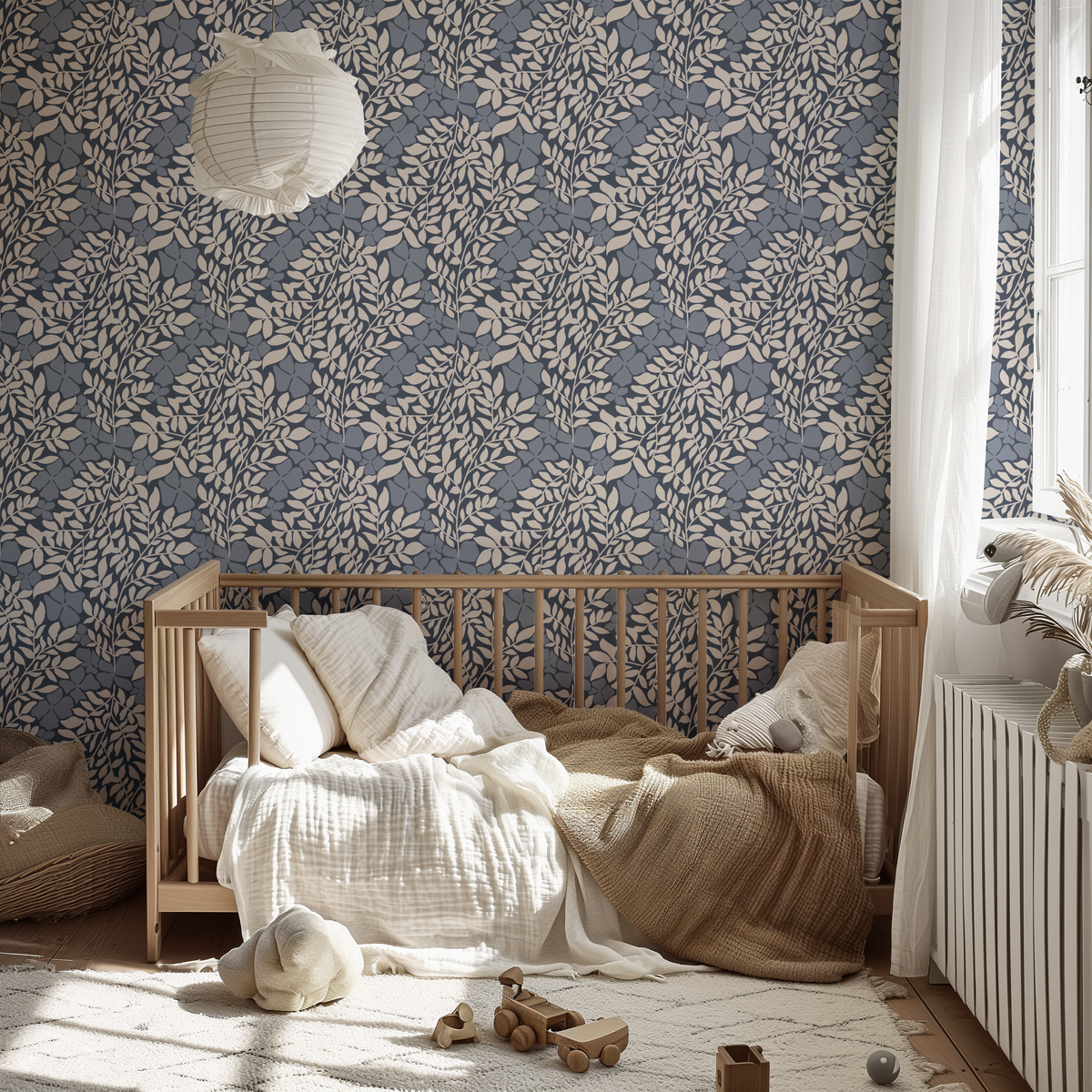 Modern Flourish - Blue
