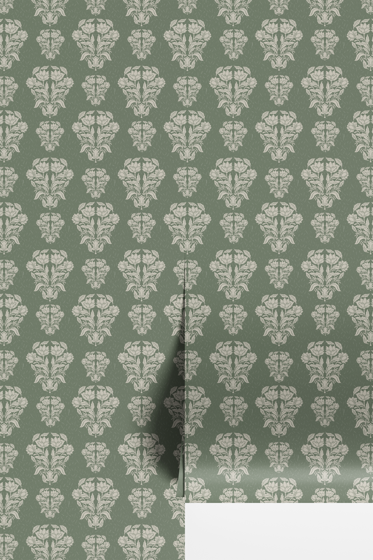 Vintage Bloom Bouquet - Sage Green