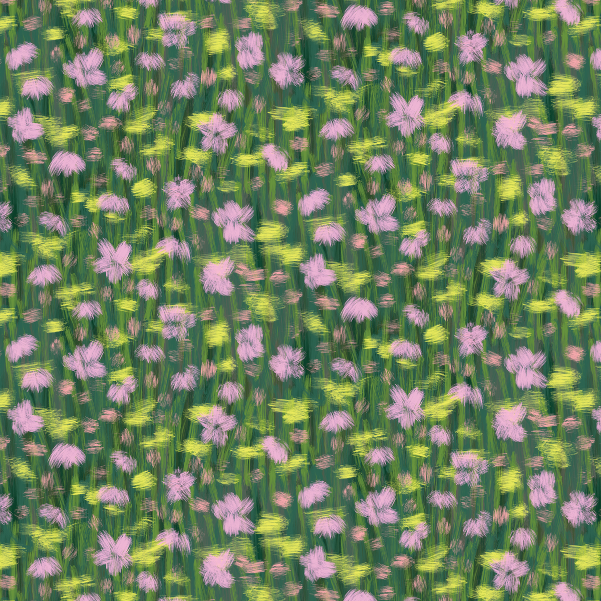 Flowing in the Wind - Yellow/Pink