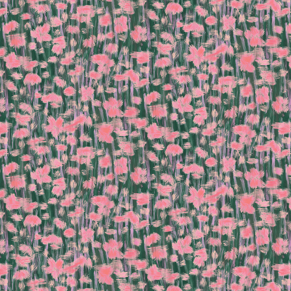 Flowing in the Wind - Green/Pink