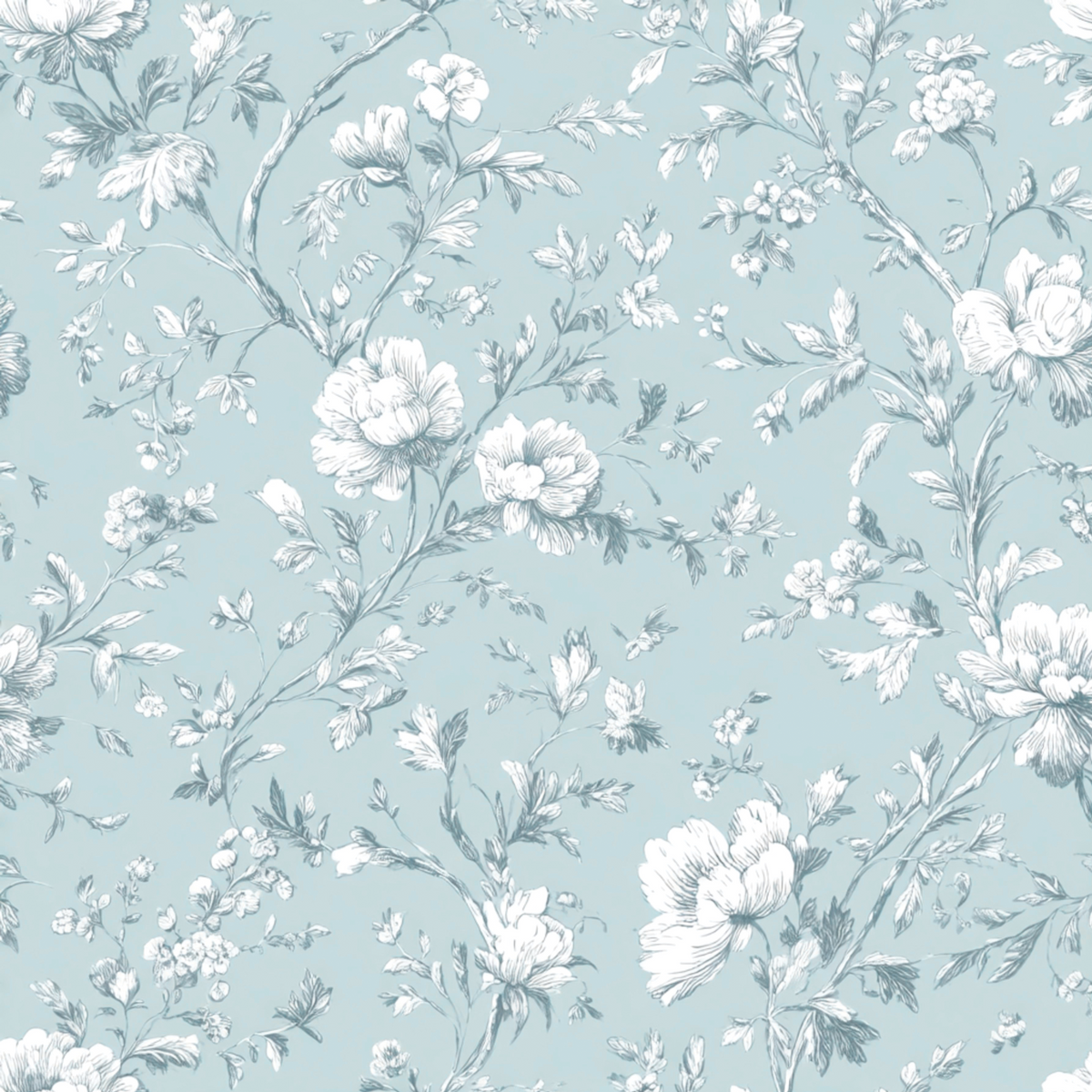 Chinoiserie Garden - Blue