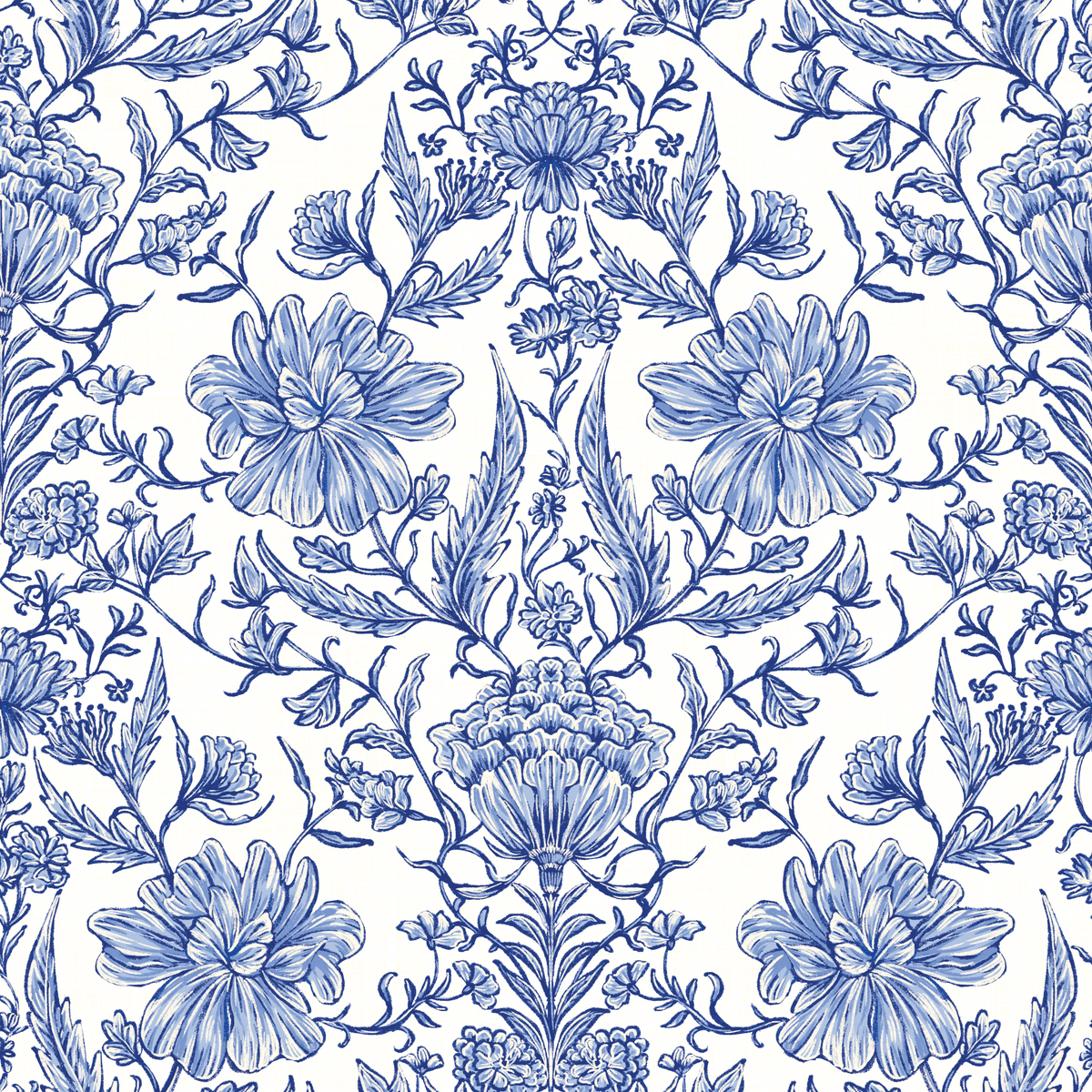 Chinoiserie Botany - White