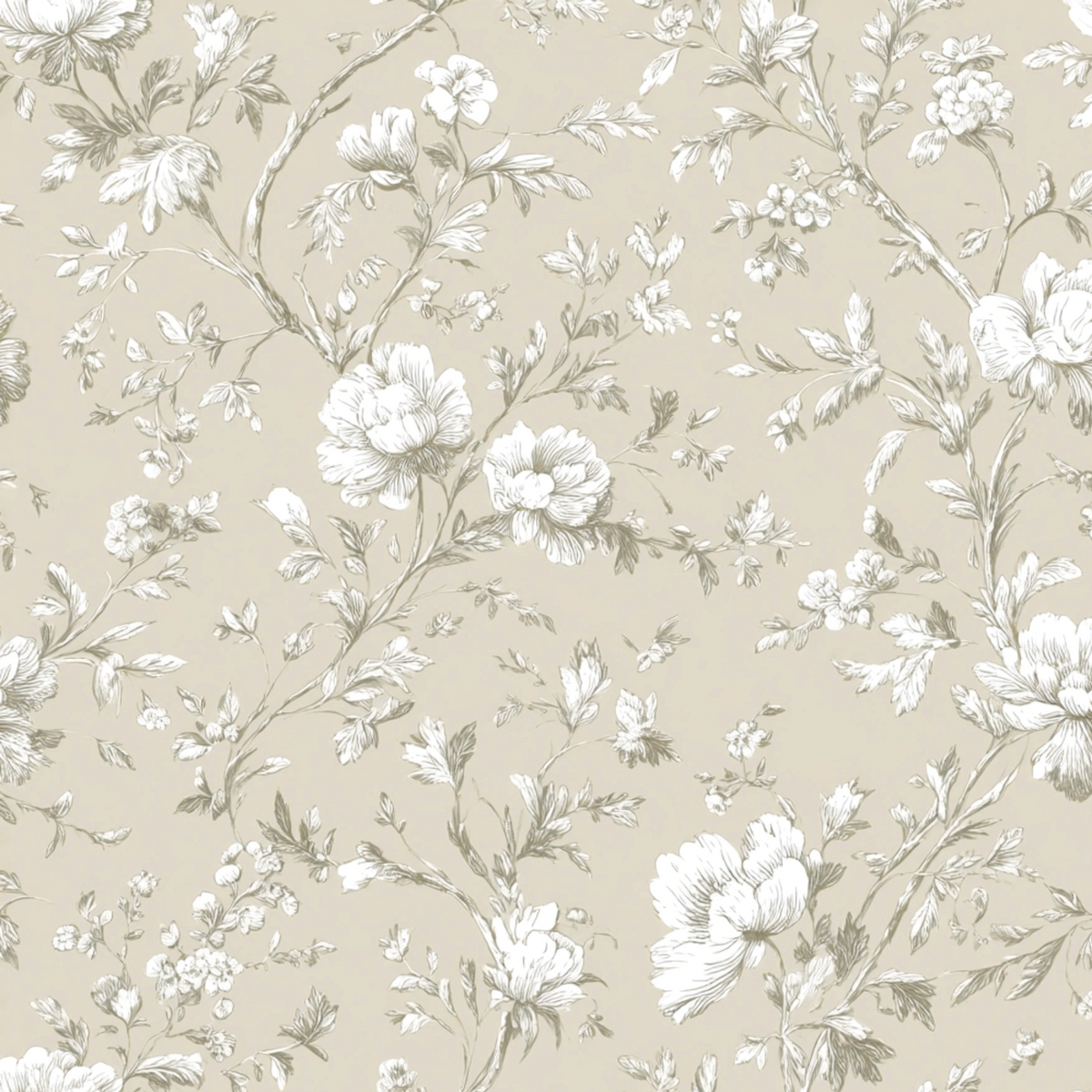 Chinoiserie Garden - Beige