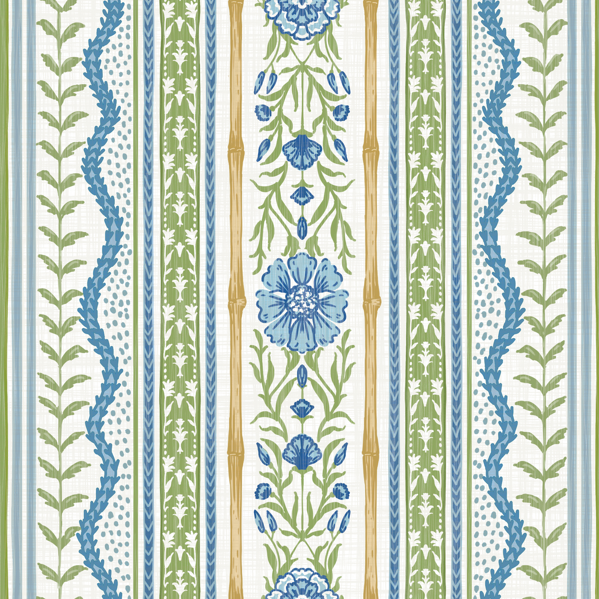Grandmillennial Floral Stripe