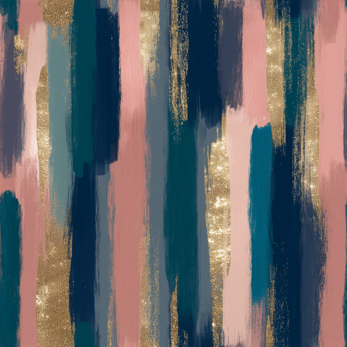 Vertical Stroke with Gold