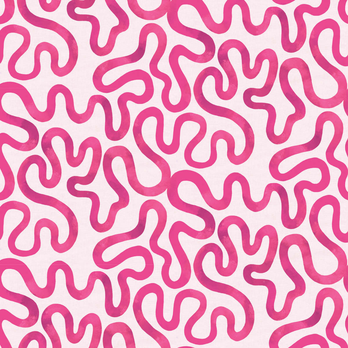 Endless Squiggles - Pink