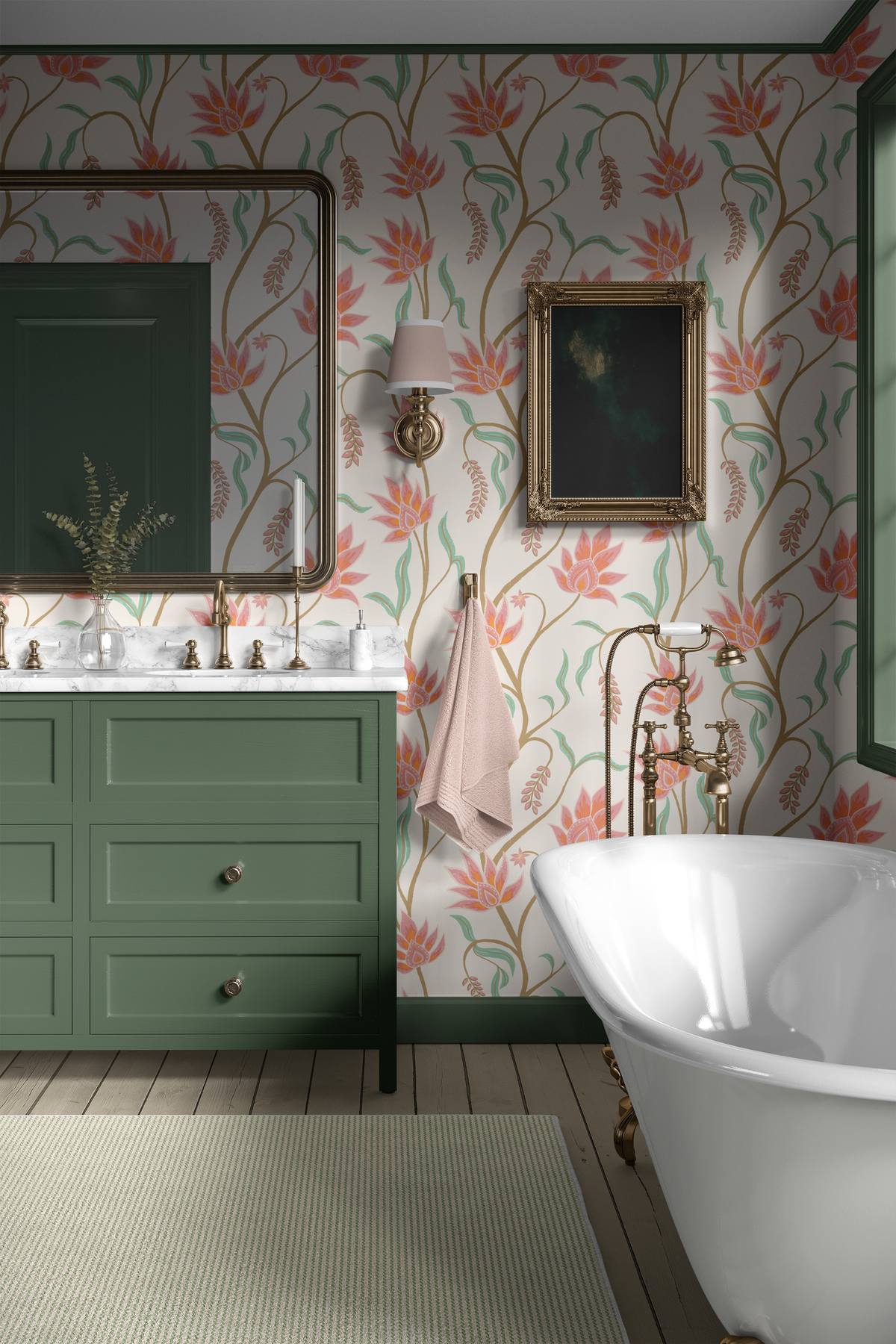 Funky Floral - Cream