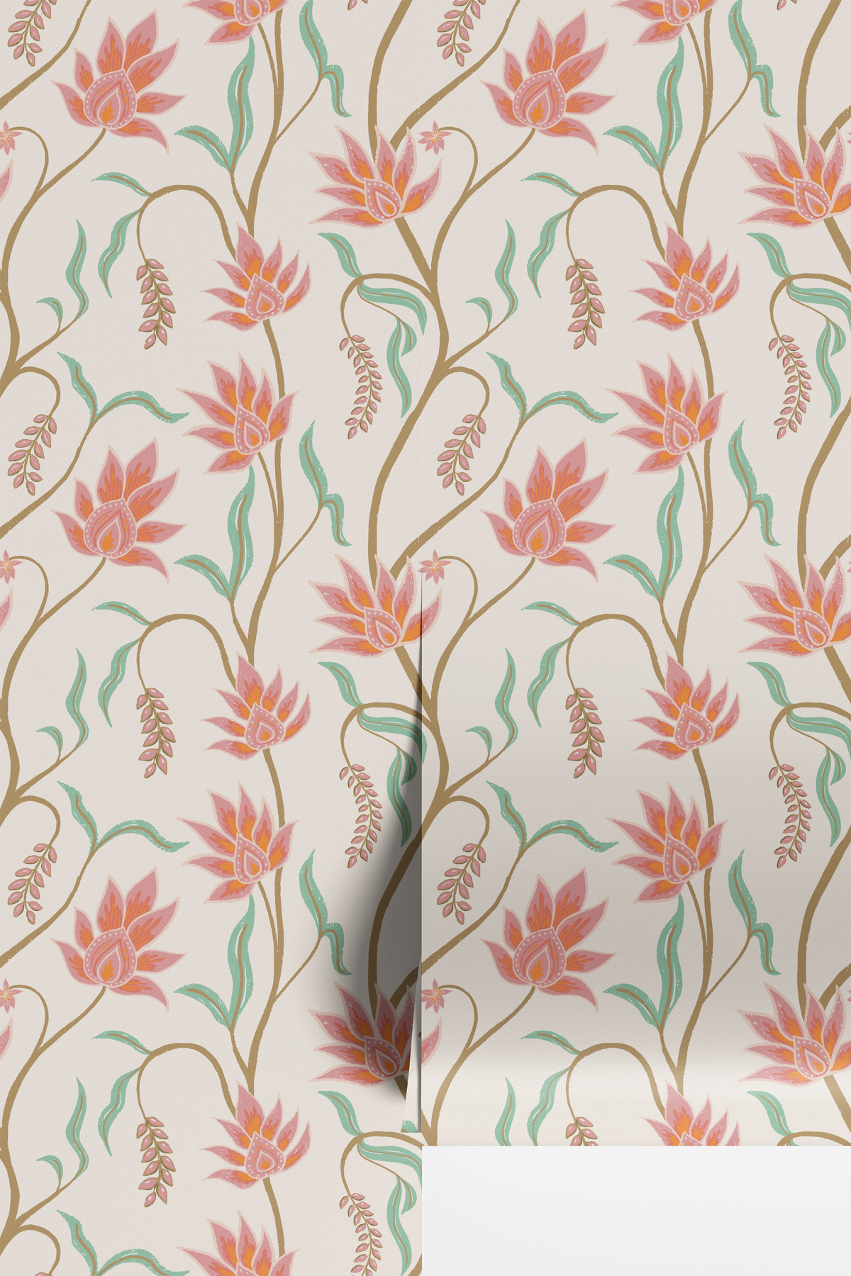 Funky Floral - Cream