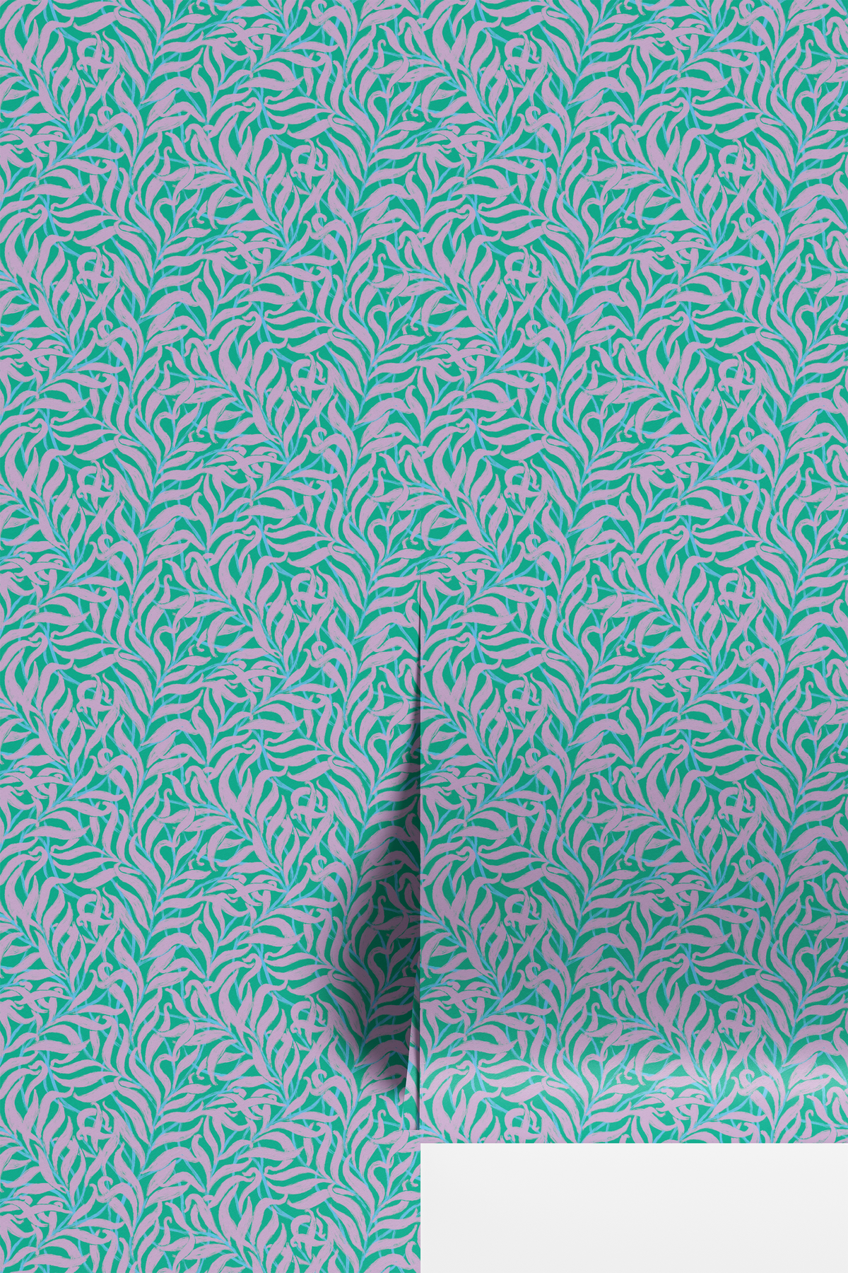 Funky Willow Bough - Aqua