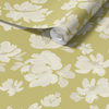 Blush Garden Wallpaper in Yellow Green by Sabina Maria