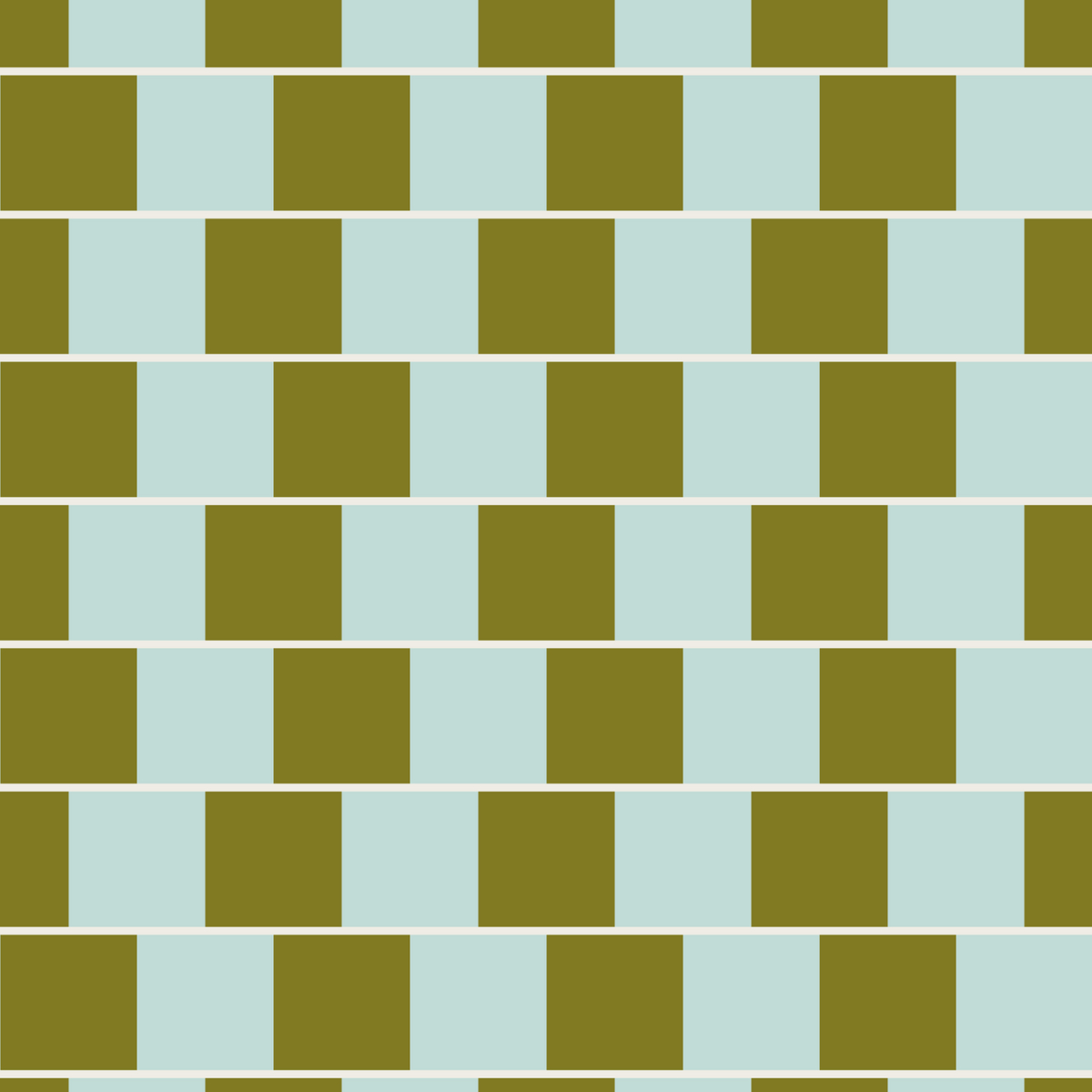 Geometric - Green and Light Blue