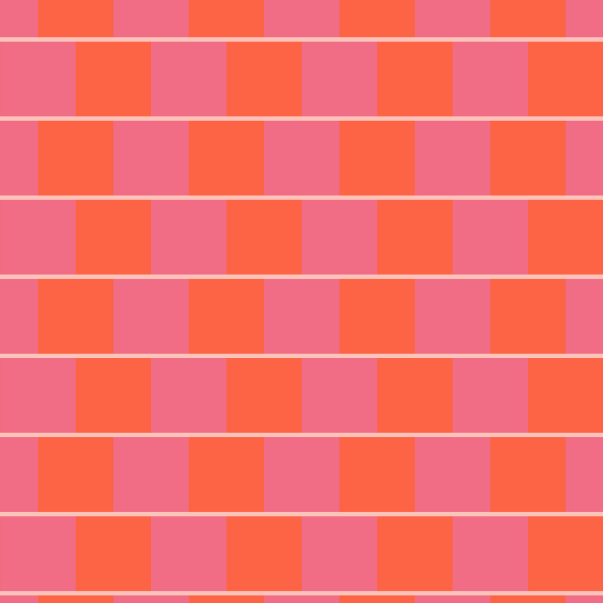 Geometric - Pink and Red