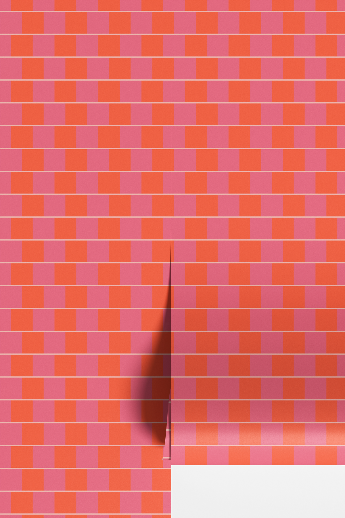 Geometric - Pink and Red