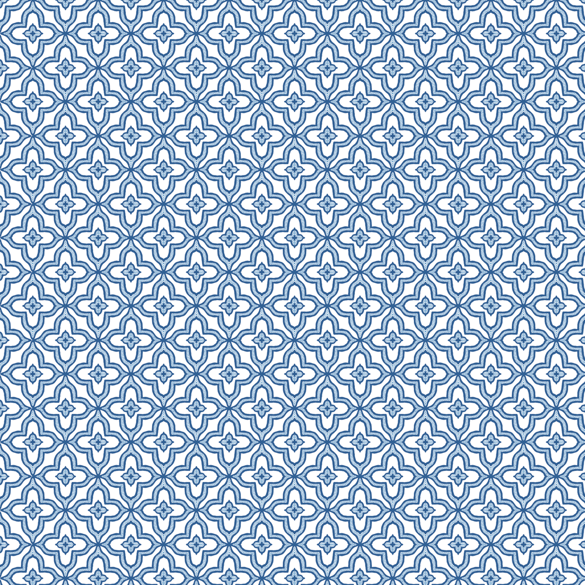 Geo Tile - Blue