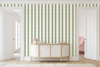 Verona Stripe Wallpaper in Green