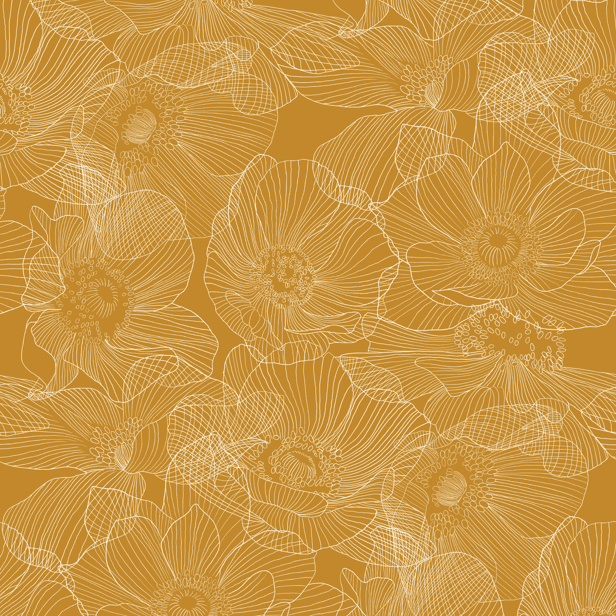 Anemones - Gold