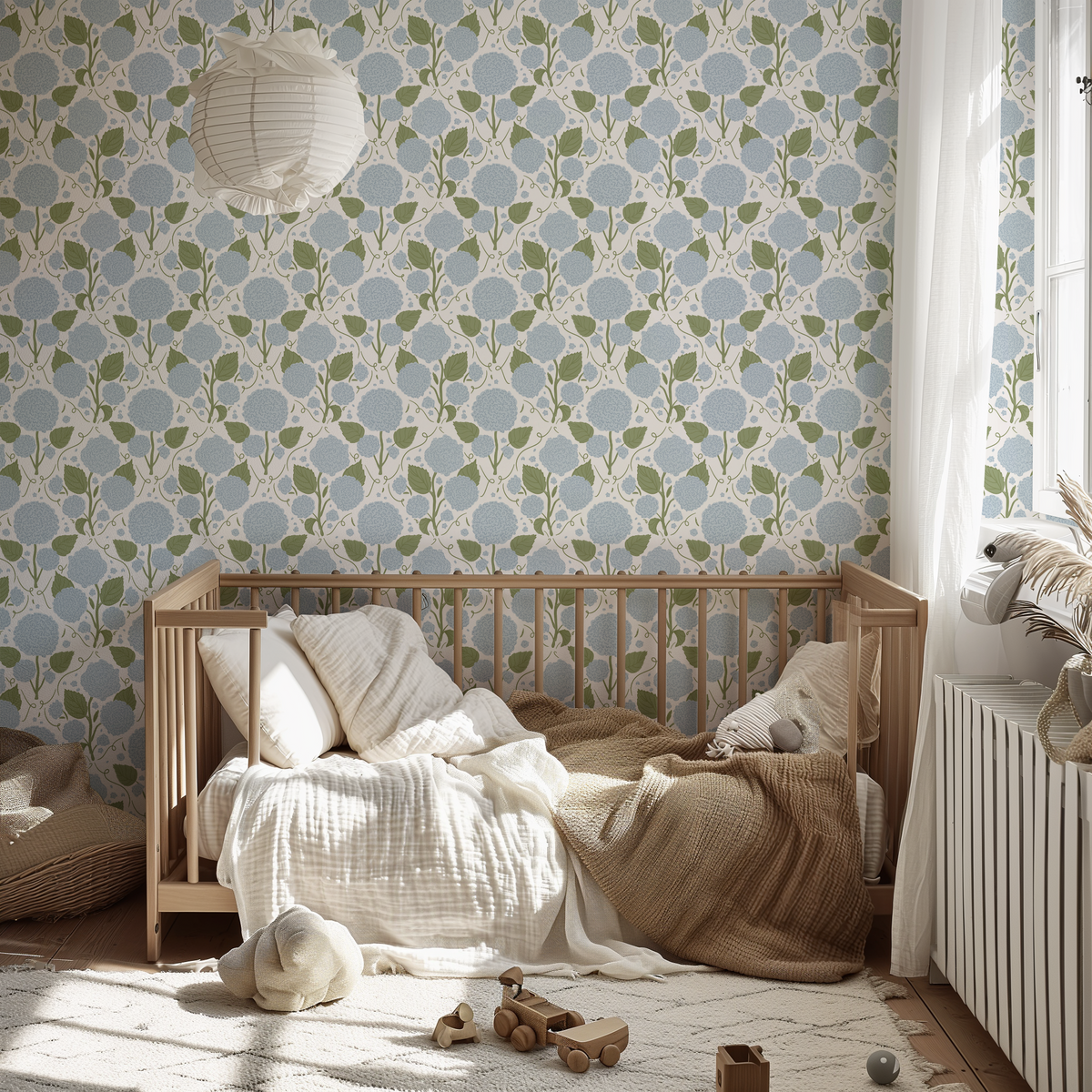 Grandmillennial Hydrangea - Blue