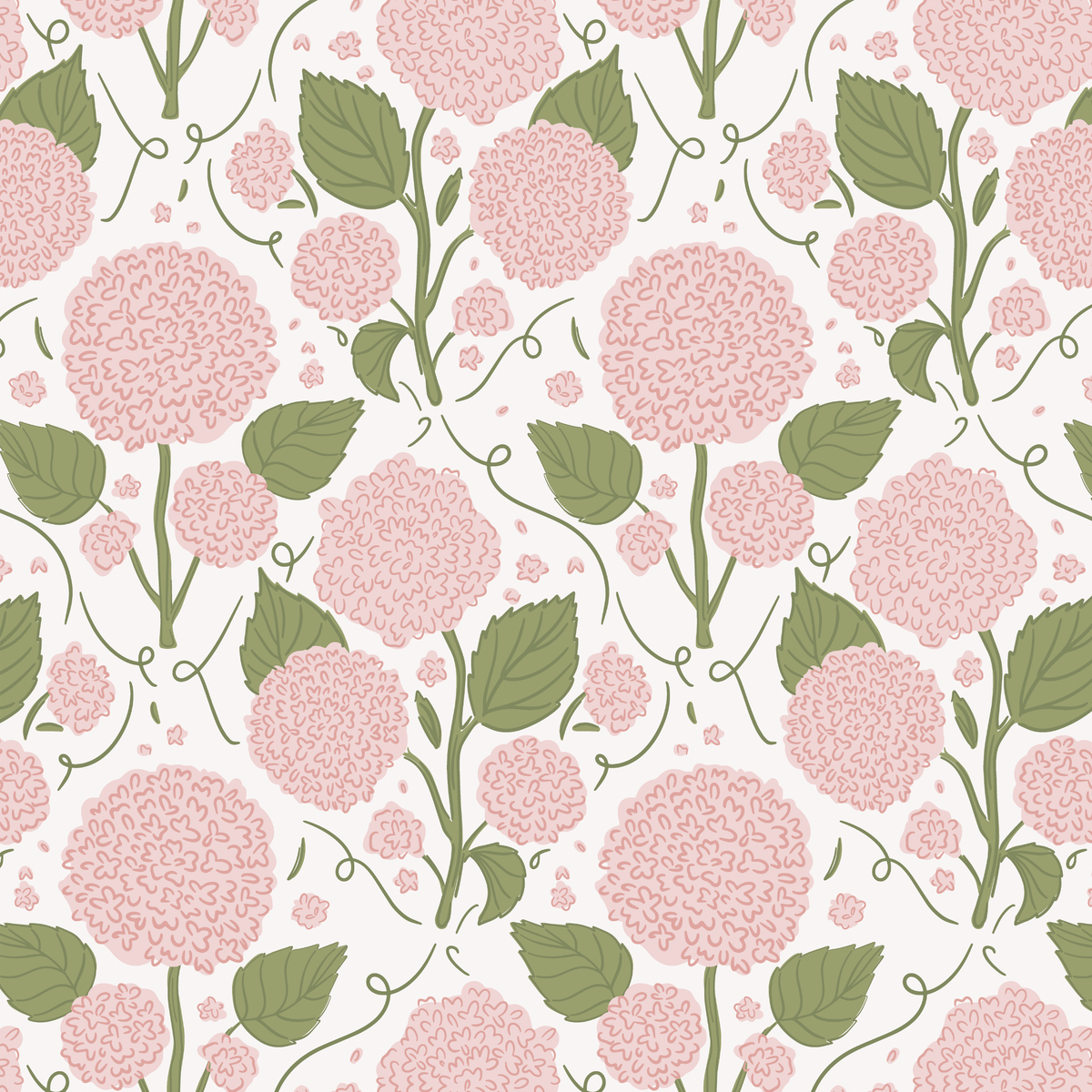 Grandmillennial Hydrangea - Pink