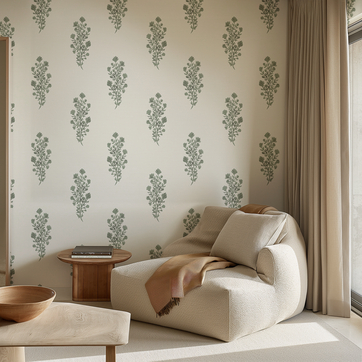 Julieta Floral - Green